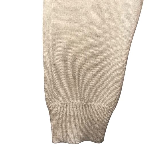 Theory Cardigan Sweater Wool Silk Neutral Aya - Picture 4 of 9